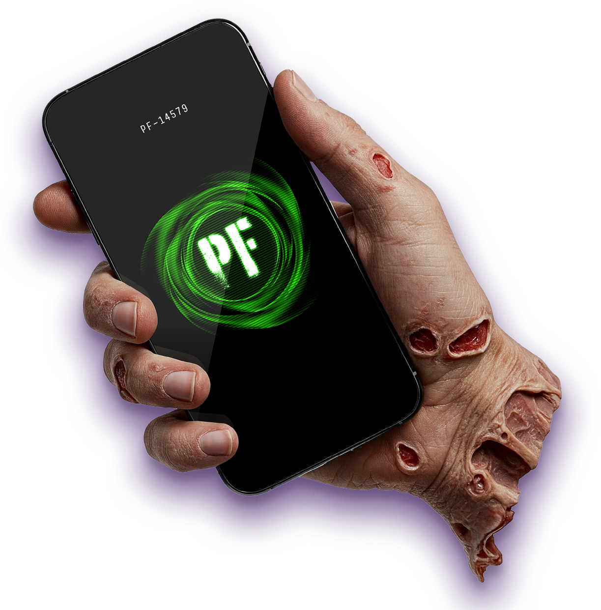 Zombie Hand and Phone Zombie Hand and Phone
