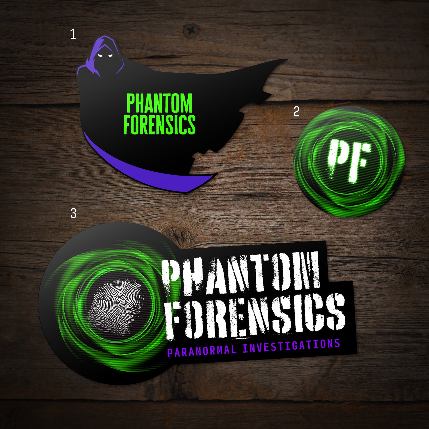 Phantom Forensics Logo Sticker